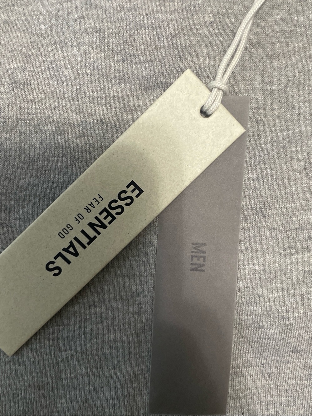 Fear of God ESSENTIALS Men's Heather Gray Athletic Shorts - Picture 5 of 5
